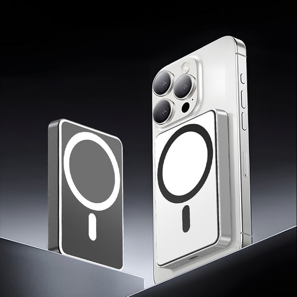 PD20W Magnetic Wireless Fast Power Bank 5000/10000mAh Portable Power Bank Outdoor Travel Power Bank For Apple, Samsung, Huawei
