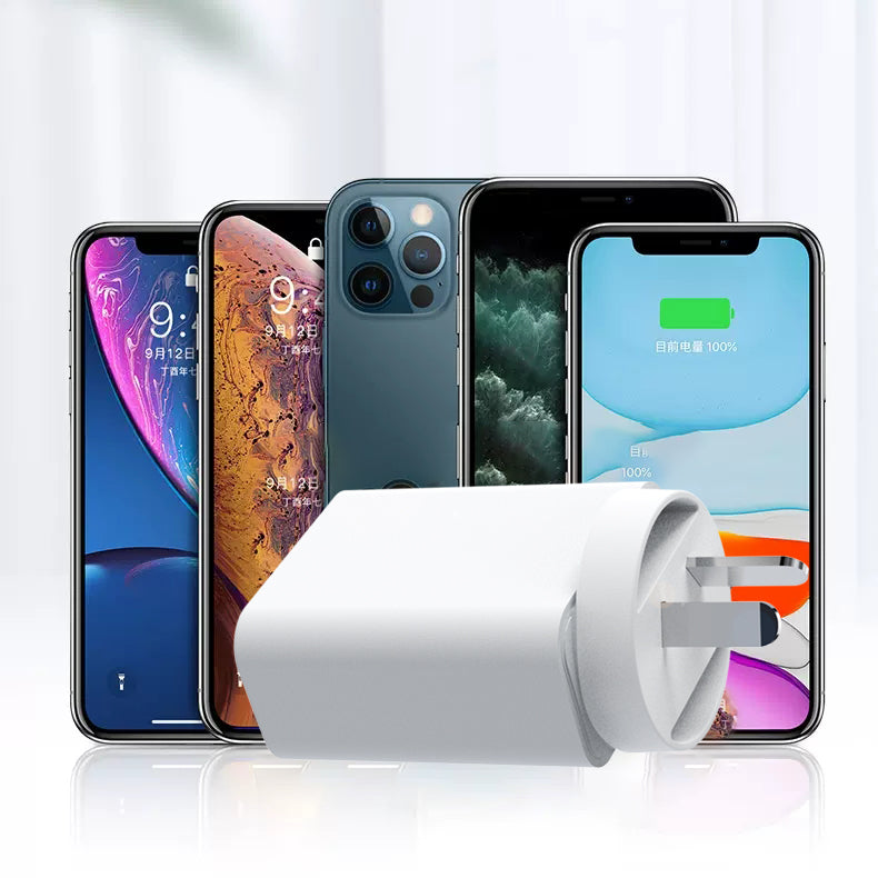 USB-C Ladegerät 20W Typ C USB Ladegerät Adapter für Mobiltelefone/Kopfhörer/Smartwatches, eigene Produktionsstätte