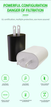 Hersteller liefert 5V 2.4A USB-Wandladegerät Netzteil Schnellladung, AU-Stecker tragbares USB-Telefonladegerät