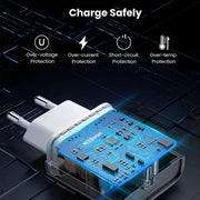 For Chargeur cellphone 15 Pro Max Ladekabel Schnellladekabel Netzteil Ladegerat Ladestecker Netzstecker Chargers