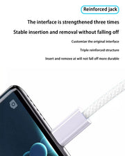 Factory direct sales 1m, 2m USB-C Type C, L-shaped data cable fast charging, suitable for Apple, Huawei, Samsung, Xiaomi mobile phones, Type C cable fast charging cable USB data charger cable