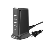 5-in-1 USB Wall Charger – 40W Fast Charging Adapter for Phones, Laptops, Tablets, Game Consoles, Cameras | QC3.0, PD 3.0, Overcharge & Overcurrent Protection, 4 USB + 1 Type-C Port