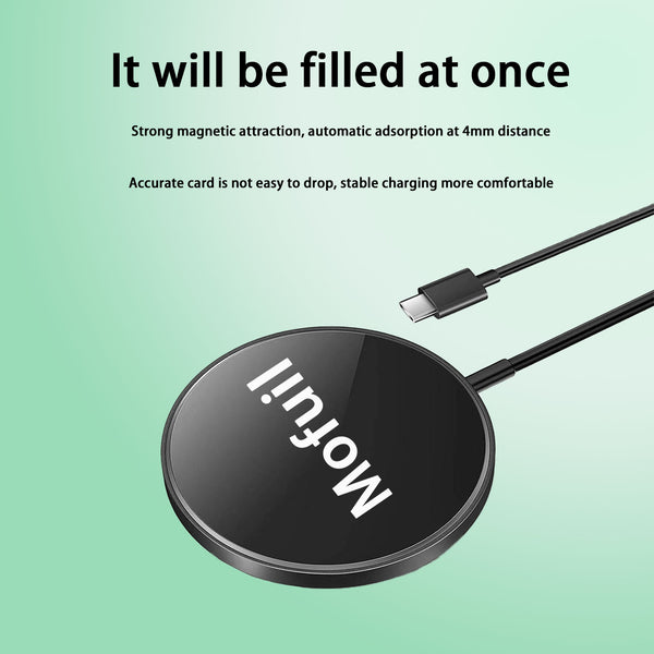 15W 10W Wireless Portable Phone Universal Wireless Charging Fast Smart Wireless Charger Magnetic Charging for Smartphones and Watches