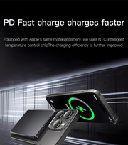 PD20W Magnetische Kabellose Schnelllade-Powerbank 5000/10000mAh Tragbare Powerbank Outdoor Reise-Powerbank Für Apple, Samsung, Huawei