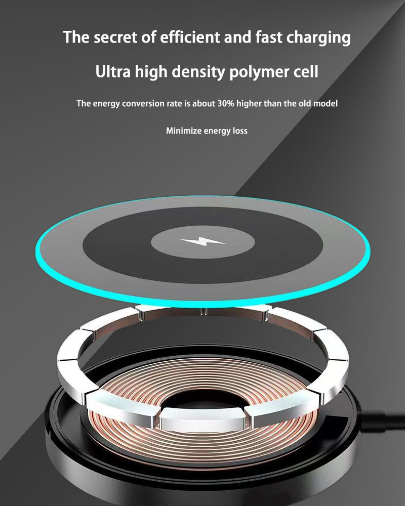 15W 10W Wireless Portable Phone Universal Wireless Charging Fast Smart Wireless Charger Magnetic Charging for Smartphones and Watches